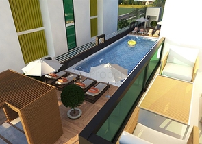 Перспективное жильё в строящемся комплексе в районе Кестель, в Алании