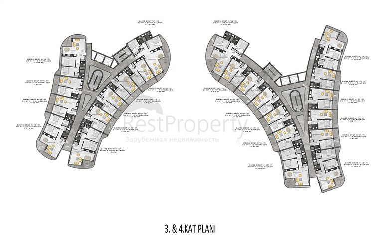 Новый элитный комплекс рядом с морем в Каргыджаке