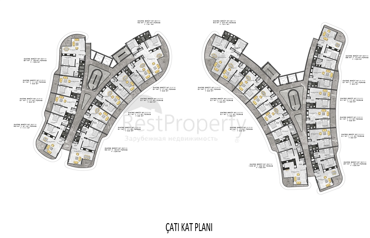 Новый элитный комплекс рядом с морем в Каргыджаке