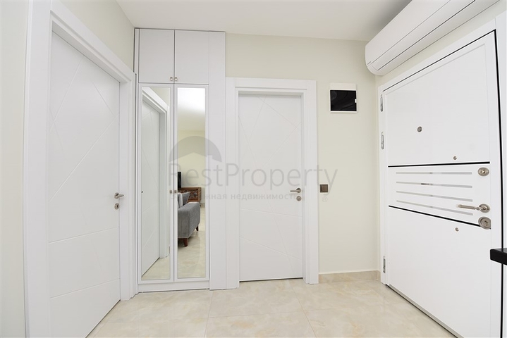 Квартира 1+1 в аренду на первой береговой линии в Махмутларе