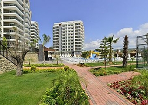 Апартаменты 1+1 в комплексе в отельной инфраструктурой в Авсалларе