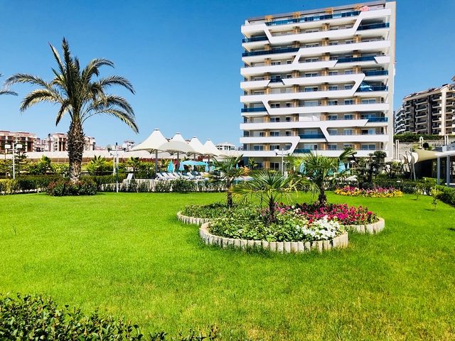 Апартаменты 1+1 в аренду в комплексе с отельной инфраструктурой в Авсалларе