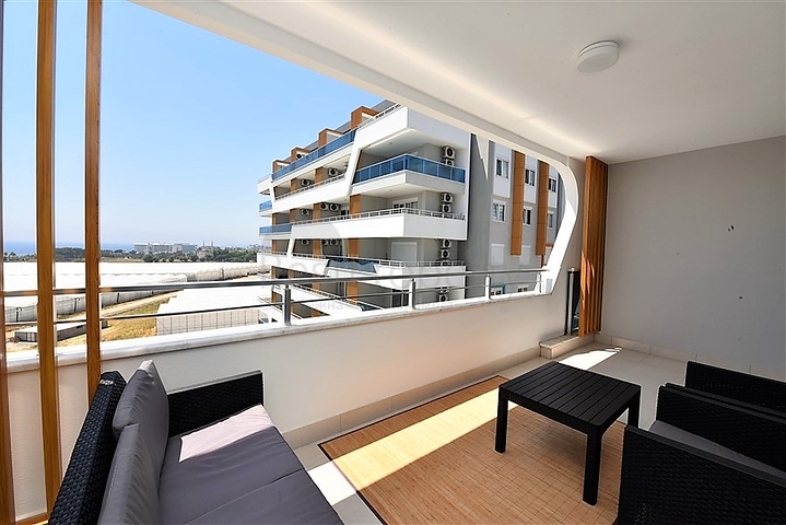 Апартаменты 1+1 в аренду в комплексе с отельной инфраструктурой в Авсалларе