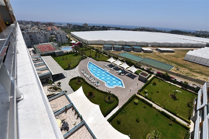 Апартаменты 1+1 в аренду в комплексе с отельной инфраструктурой в Авсалларе