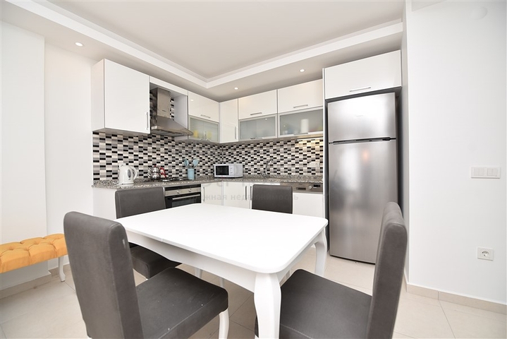 Апартаменты 1+1 в аренду в комплексе с отельной инфраструктурой в Авсалларе