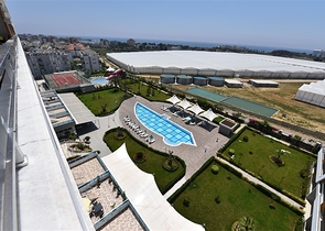 Апартаменты 1+1 в аренду в комплексе с отельной инфраструктурой в Авсалларе