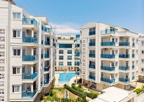 Двухкомнатная квартира с мебелью в районе Хурма Анталья