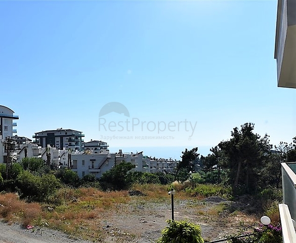 Двухуровневая квартира 2+1 с выходом в сад в Каргыджаке