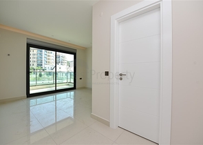 Двухуровневая квартира 2+1 с выходом в сад в Каргыджаке