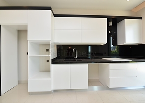 Двухуровневая квартира 2+1 с выходом в сад в Каргыджаке