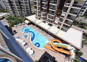 Пентхаус 2+1 в комплексе с отельной инфраструктурой в Авсалларе