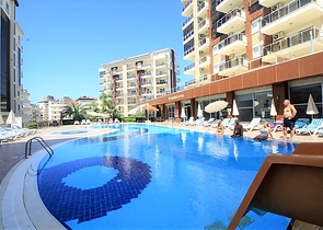 Пентхаус 2+1 в комплексе с отельной инфраструктурой в Авсалларе