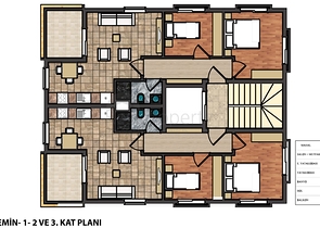 Квартира 2+1 скомплексе на берегу моря, в центре Алании