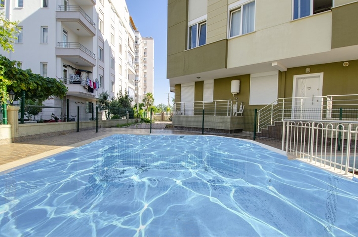 Двухкомнатная квартира с мебелью в Лимане Коньяалты Анталья