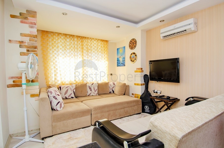 Двухкомнатная квартира с мебелью в Лимане Коньяалты Анталья