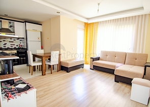 Двухкомнатная квартира в комплексе в микрорайоне Хурма Коньяалты