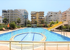 Двухкомнатные апартаменты в Махмутларе