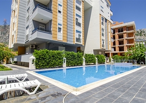 Двухкомнатная квартира в микрорайне Хурма Коньяалты