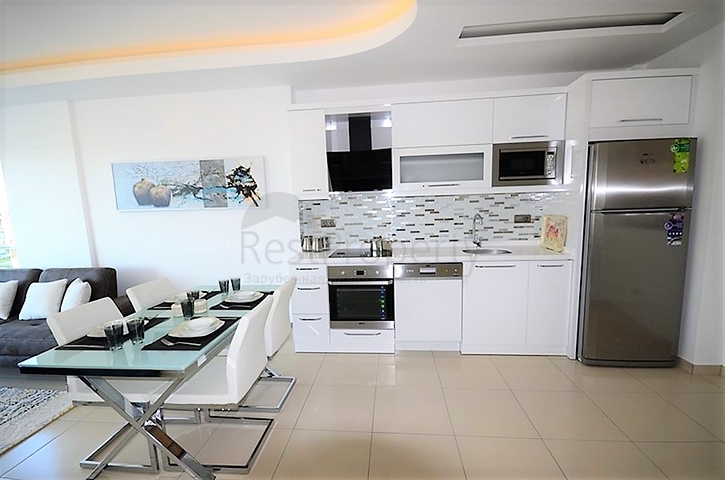 Квартира 1+1 в новом комплексе в одном из центральных районов Алании