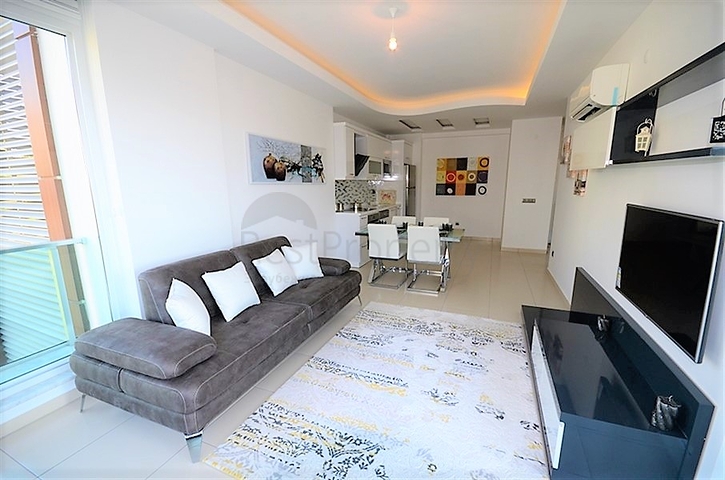 Квартира 1+1 в новом комплексе в одном из центральных районов Алании