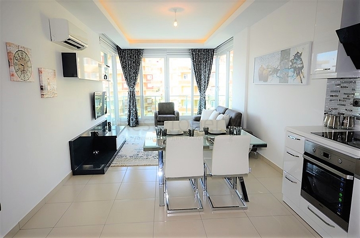 Квартира 1+1 в новом комплексе в одном из центральных районов Алании