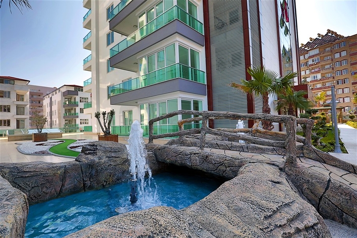 Квартира 1+1 в новом комплексе в одном из центральных районов Алании