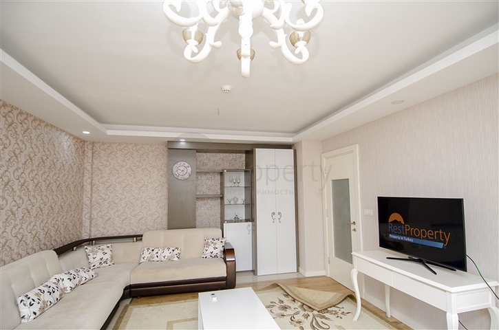 Двухкомнатная квартира с мебелью в Лимане Коньяалты