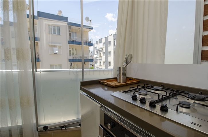 Двухкомнатная квартира с мебелью в Лимане Коньяалты