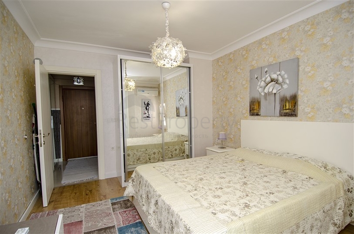 Двухкомнатная квартира с мебелью в Лимане Коньяалты