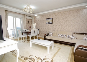 Двухкомнатная квартира с мебелью в Лимане Коньяалты