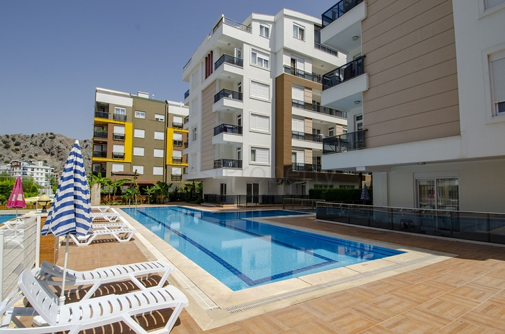 Двухкомнатная квартира с мебелью в Лимане Коньяалты