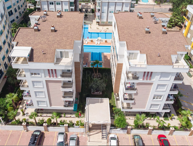 Двухкомнатная квартира с мебелью в Лимане Коньяалты