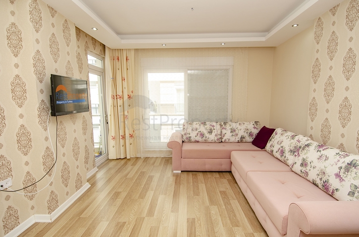 Двухкомнатная квартира с мебелью в Лимане Коньяалты