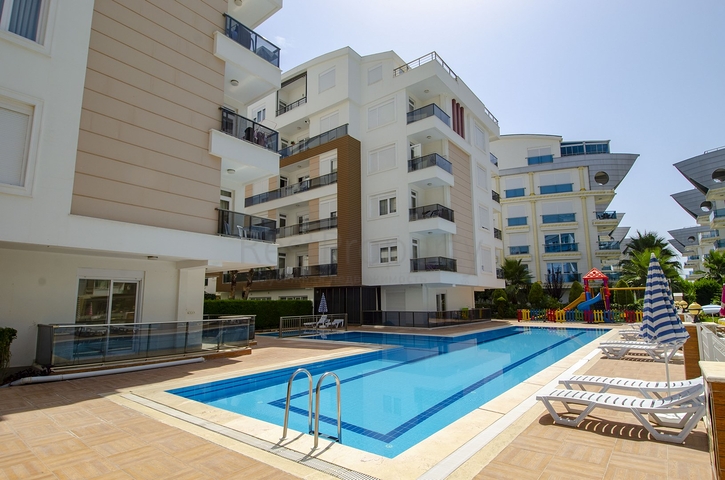 Двухкомнатная квартира с мебелью в Лимане Коньяалты