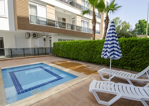 Двухкомнатная квартира с мебелью в Лимане Коньяалты