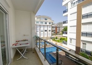 Двухкомнатная квартира с мебелью в Лимане Коньяалты