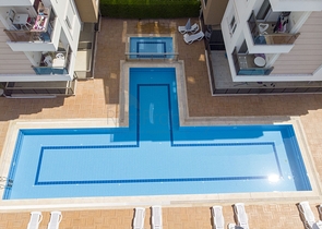 Двухкомнатная квартира с мебелью в Лимане Коньяалты