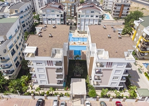 Двухкомнатная квартира с мебелью в Лимане Коньяалты