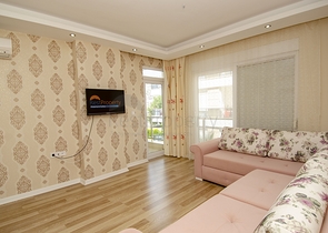 Двухкомнатная квартира с мебелью в Лимане Коньяалты