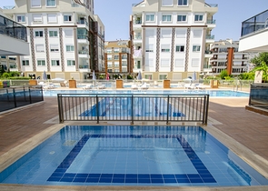 Двухкомнатная квартира с мебелью в Лимане Коньяалты