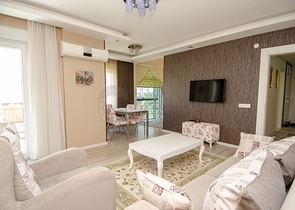 Трехкомнатная квартира с мебелью в районе Хурма Коньяалты