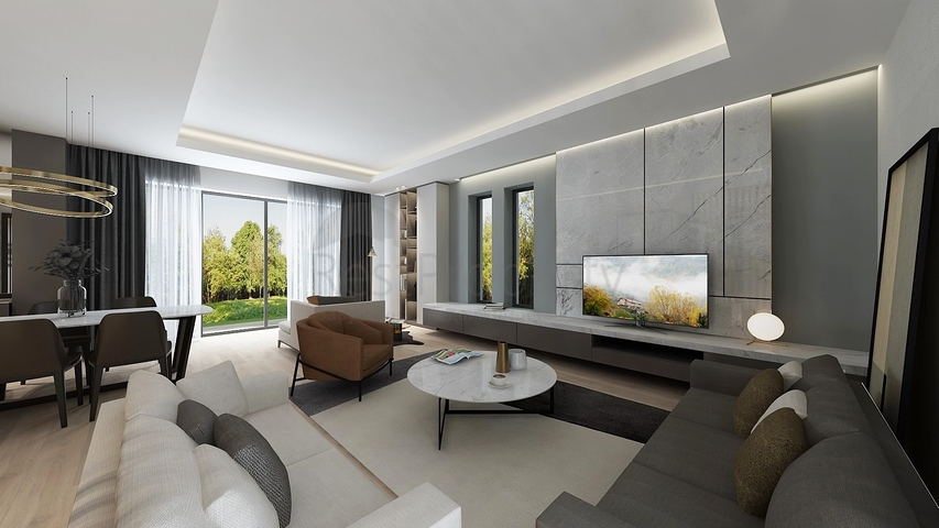 Виллы на завершающей стадии строительства в районе Коньяалты 