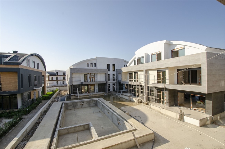 Виллы на завершающей стадии строительства в районе Коньяалты 