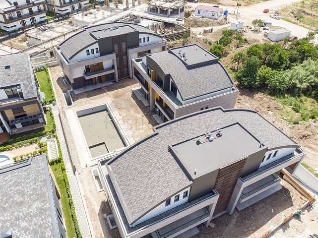 Виллы на завершающей стадии строительства в районе Коньяалты 