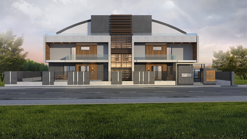 Виллы на завершающей стадии строительства в районе Коньяалты 