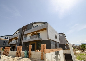 Виллы на завершающей стадии строительства в районе Коньяалты 