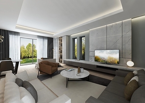 Виллы на завершающей стадии строительства в районе Коньяалты 