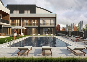 Виллы на завершающей стадии строительства в районе Коньяалты 