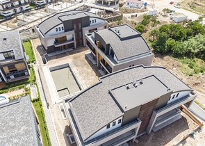 Виллы на завершающей стадии строительства в районе Коньяалты 