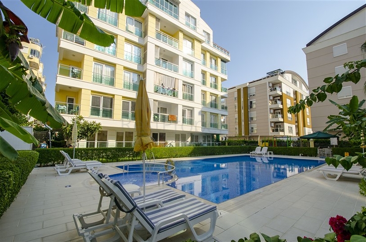 Квартира 2+1  в комплексе 600 м до моря в Анталии